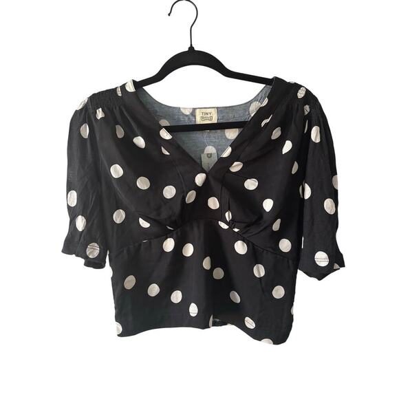 Anthropologie (TINY Petites)Adelaide Polka Dot Top - Picture 1 of 2